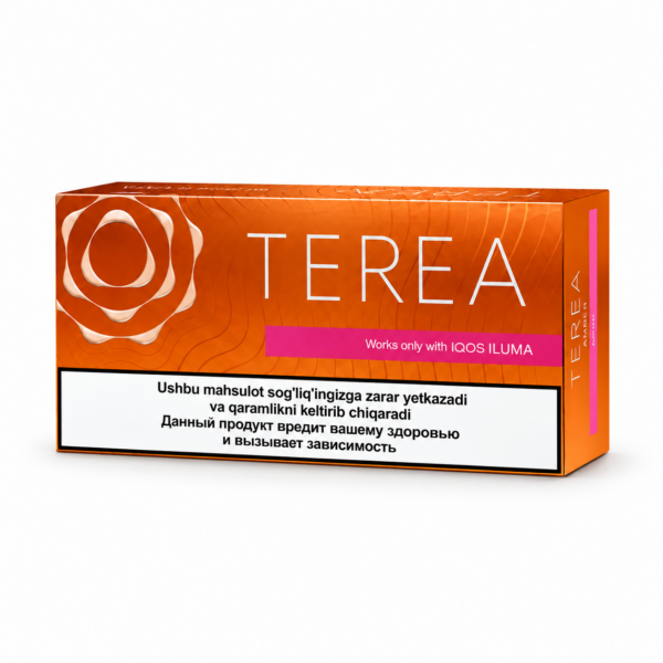 TEREA Amber Uzbekistan heated tobacco pack for IQOS ILUMA