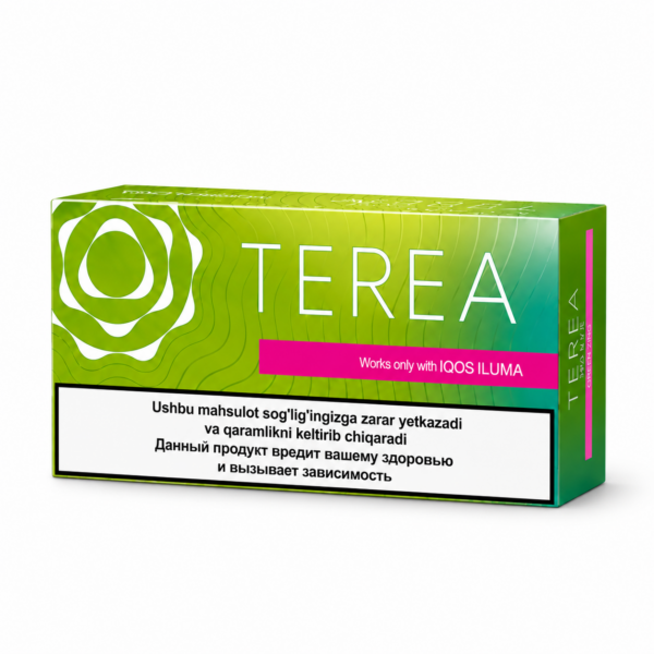 TEREA Green Zing Uzbekistan heated tobacco pack for IQOS ILUMA