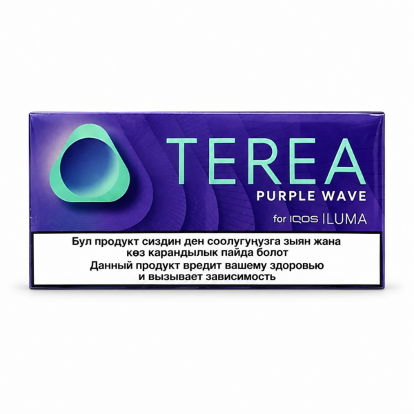 TEREA Purple Wave Kyrgyzstan heated tobacco pack for IQOS ILUMA