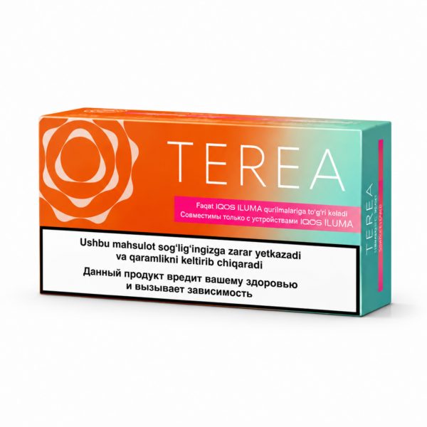 TEREA Summer Wave Uzbekistan heated tobacco pack for IQOS ILUMA