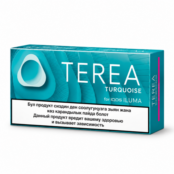 TEREA Turquoise Uzbekistan heated tobacco pack for IQOS ILUMA