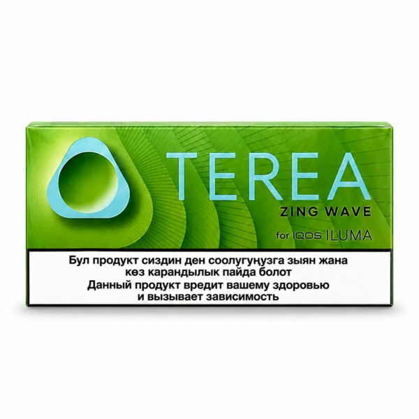TEREA Zing Wave Kyrgyzstan heated tobacco pack for IQOS ILUMA