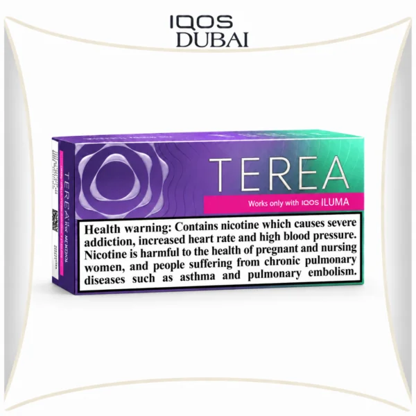 IQOS TEREA Purple Wave Menthol Italy product pack on white background
