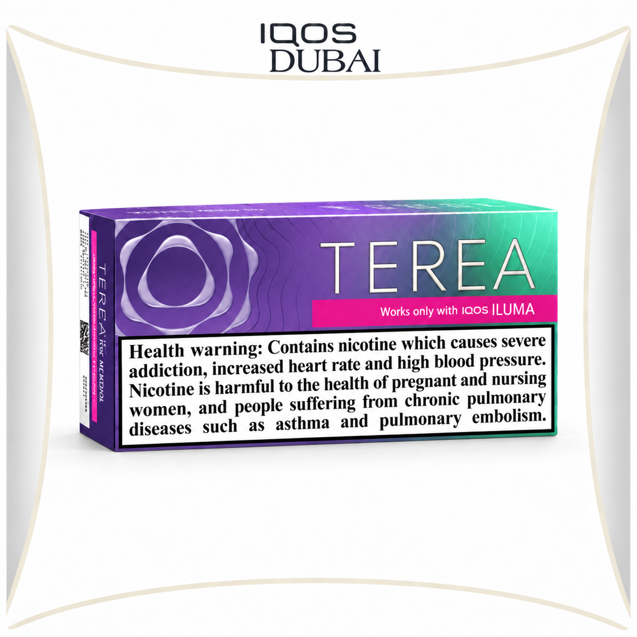 iqos-terea-purple-wave-menthol-italy IQOS TEREA Purple Wave Menthol Italy product pack on white background