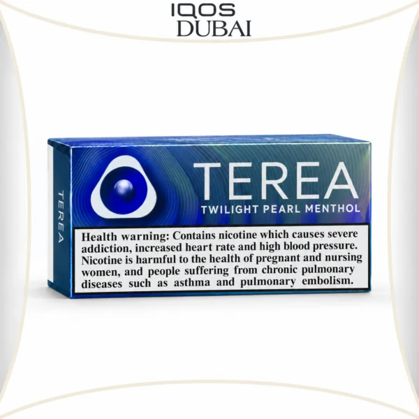 IQOS TEREA Twilight Pearl Menthol Italy product pack on white background
